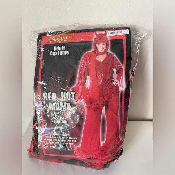 Halloween Red Hot mama COSTUME XL - Picture 3 of 5